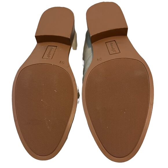 AMERICAN EAGLE CLOSED TOE LOAFER SHOES, WOMENS, 9.5, TAUPE/GREY, 2 WAYS TO WEAR - Picture 5 of 12